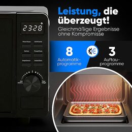ProfiCook MWG 1278 mikrovlná trouba s grilem 20 L,skokeram.