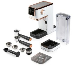 Espresso kávovar 3v1 - pákový, na pody i na kapsle - DOMO DO746K, 1 350 W, 20 Ba