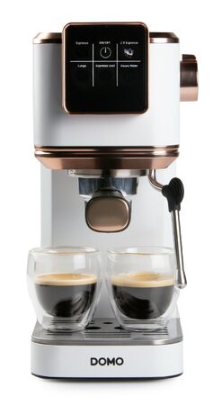 Espresso kávovar 3v1 - pákový, na pody i na kapsle - DOMO DO746K, 1 350 W, 20 Ba