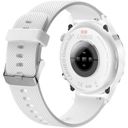 Queen HR + silver smart watch CARNEO