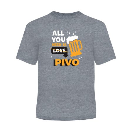 Pánské tričko - All you need is pivo, vel. L