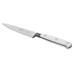 Kuchyňský nůž Lion Sabatier, 800183 Idéal Toque, nůž na odřezky, čepel 10 cm z
nerezové oceli, POM rukojeť, plně kovaný, nerez nýty