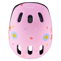 Spokey FUN FLOWER Dětská helma na kolo, inline, skate, 52-56 cm