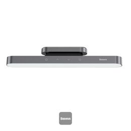 Nabíjecí magnetická stolní LED lampa Baseus s plynulým stmíváním šedá
