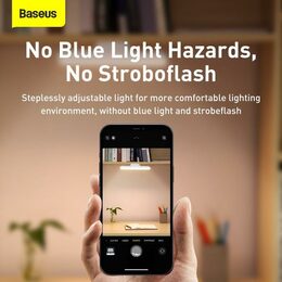 Nabíjecí magnetická stolní LED lampa Baseus Pro s plynulým stmíváním bílá
