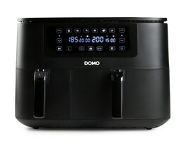 Dvojitá horkovzdušná fritéza 3+6 l - digitální - DOMO DO546FR, 2 850 W, 2 samost