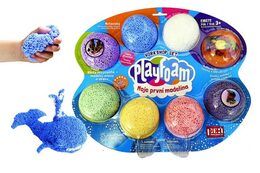 PlayFoam Modelína/Plastelína kuličková s doplňky 7 barev na kartě 34x28x4cm