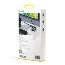 HDMI rozbočovač Baseus Matrix HDMI Splitter 2v1/1v2 šedý