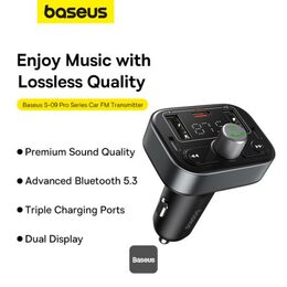 FM transmitter Baseus S09 Pro černý