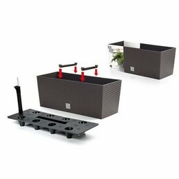 Samozavlažovací květináč Prosperplast Rato Case 51,4 x 19 x 18,6 cm hnědý