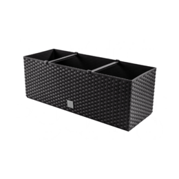Samozavlažovací květináč Prosperplast Rato Case 51,4 x 19 x 18,6 cm hnědý