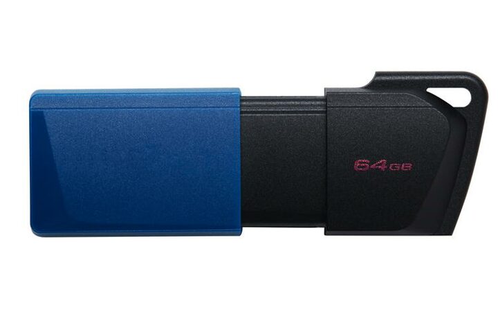 KINGSTON 128GB Portable USB 3.2 Gen 1 DataTraveler Exodia S (Black/Turquoise)