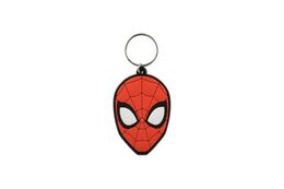 Přívěsek na klíče/Klíčenka Spiderman hlava gumový 7cm v sáčku