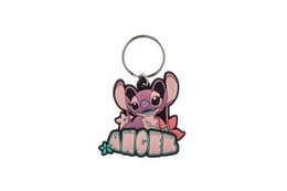 Přívěsek na klíče/Klíčenka Lilo & Stitch gumový 5cm s nápisem Angel v sáčku