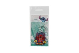 Přívěsek na klíče/Klíčenka Lilo & Stitch gumový červený 9cm v sáčku
