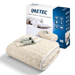Vyhřívací deka Imetec, 6221 Underblanket Poly Double, pro manželskou postel, 2
teploty, 2 ovladače, 2 x 45 W, 150 x 137 cm