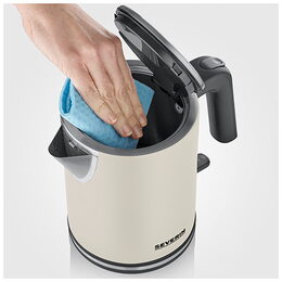 Rychlovarná konvice Severin, WK 9577, kapacita 1 L, otočná o 360°, bez BPA,
nerezová ocel, automatické vypnutí, 2400 W