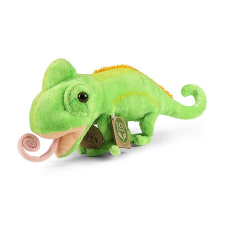 Rappa Plyšový chameleon 30 cm ECO-FRIENDLY
