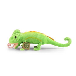 Rappa Plyšový chameleon 30 cm ECO-FRIENDLY