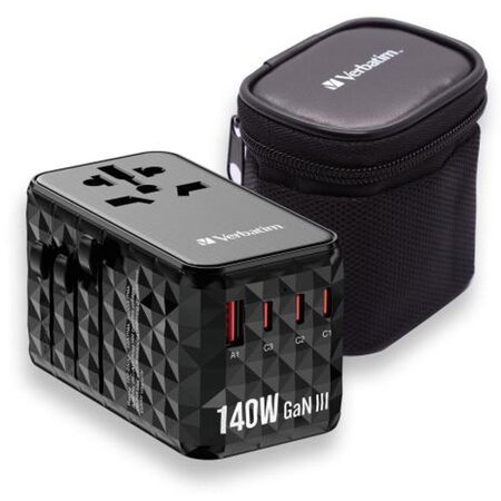 GaN III adapter 2xUSB-C 140W/1xUSB-A 18W