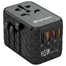 GaN III adapt.2xUSB-C 65W/2xUSB-A VERBA