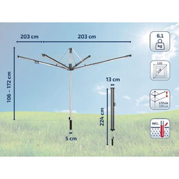 85276 SUŠÁK LINOMATIC 500 PLUS LEIFHEIT