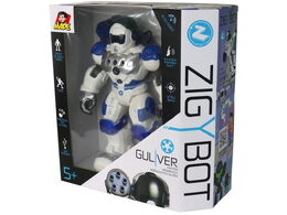 Robot MaDe Zigybot policejní Guliver, 22 funkcí, modrá