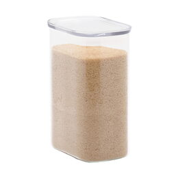 Sada dóz Pebbly, PKV-067, 3 ks, skleněné, objem 470 ml, 1,2 L, 1,8 L,
obdelníkový tvar, zaoblené hrany