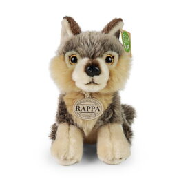 Rappa Plyšový vlk sedící 18 cm ECO-FRIENDLY