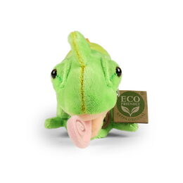 Rappa Plyšový chameleon 30 cm ECO-FRIENDLY