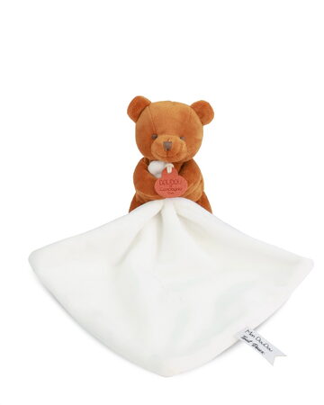 Doudou Můj malý medvídek 10 cm oranžový