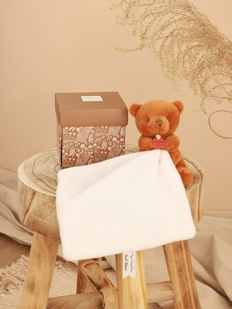 Doudou Můj malý medvídek 10 cm oranžový