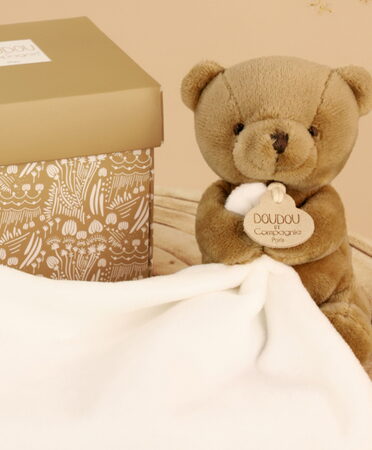 Doudou Můj malý medvídek 10 cm hnědý