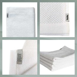 KELA Ručník pro hosty Lavinia 100% bavlna bílá 30,0x50,0cm KL-23929
