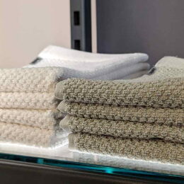 KELA Ručník pro hosty Lavinia 100% bavlna bílá 30,0x50,0cm KL-23929