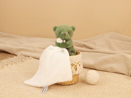 Doudou Můj malý medvídek 10 cm zelený