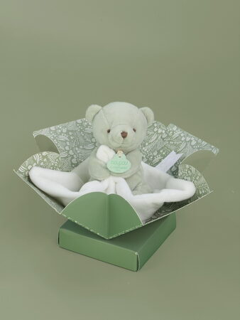Doudou Můj malý medvídek 10 cm světle zelený