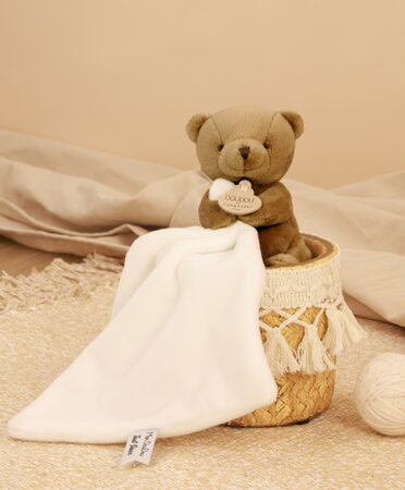 Doudou Můj malý medvídek 10 cm hnědý