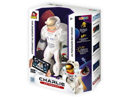 Robot MaDe Zigybot astronaut Charlie, s naučnou aplikací, 29,5 cm