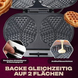 Clatronic WA 3745 vaflovač dvojitý
