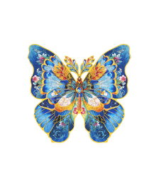 RoboTime Dřevěné puzzle Motýl Morpho Helena