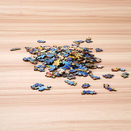RoboTime Dřevěné puzzle Motýl Morpho Helena