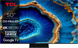 TCL 50C805 TV SMART Google TV QLED/126cm/4K UHD/4000 PPI/144Hz/MiniLED/HDR10+/Do