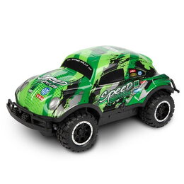 Auto RC terénní plast 16cm 27MHz na baterie svítící 3 druhy v krabici 24x12,5x13cm