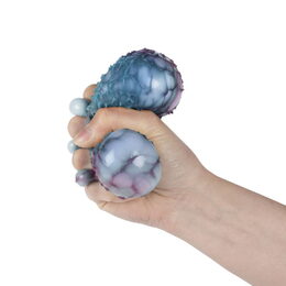 Míček antistresový mačkací mech 7,5cm 3 barvy v sáčku