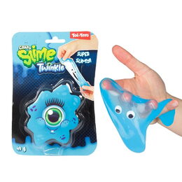 Sliz - hmota příšerka s očima 49g 6 barev na kartě