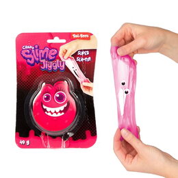 Sliz - hmota příšerka s očima 49g 6 barev na kartě