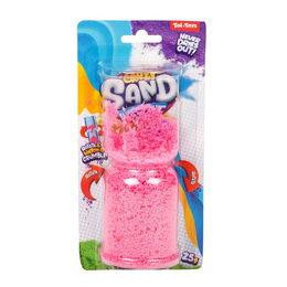 Kouzelný písek pomalu tekoucí tvořivá tvarovací hmota sliz  25g 3 barvy na kartě 9x18cm