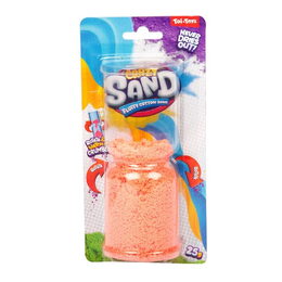 Kouzelný písek pomalu tekoucí tvořivá tvarovací hmota sliz  25g 3 barvy na kartě 9x18cm