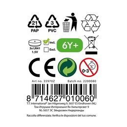 Gyroskop mechanický kov/plast 5cm na baterie se světlem mix barev na kartě